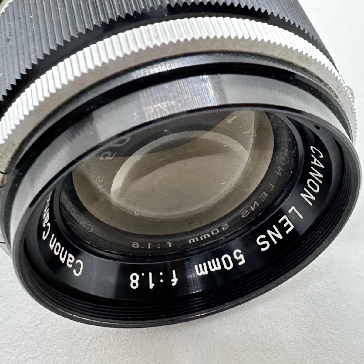 Canon キヤノン CANON LENS 50mm f:1.8 L39マウント 単焦点レンズ ジャンク_画像6