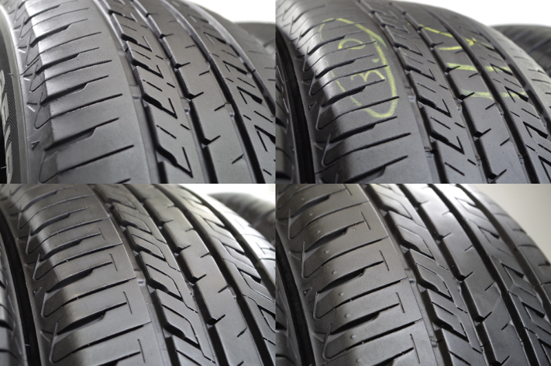 F-299(送料無料/代引きOK)ランクS 中古 美品 バリ溝 215/60R17 SEIBERLING SL201 2021年 8～9分山 夏タイヤ 4本SET アルファード等の画像6