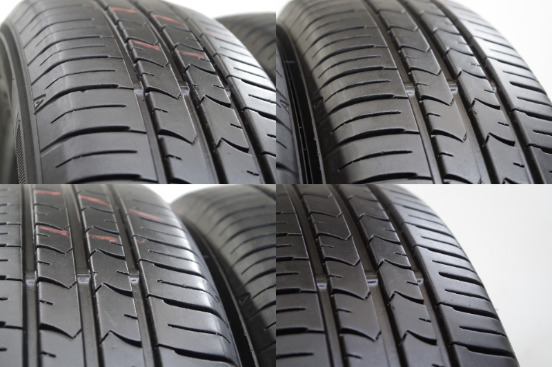 F-330(送料無料/代引きOK)ランクS 中古 175/70R14 グッドイヤー Efficient Grip ECO 2023年 8.5分山 夏タイヤ 2本SET バリ溝！_画像4