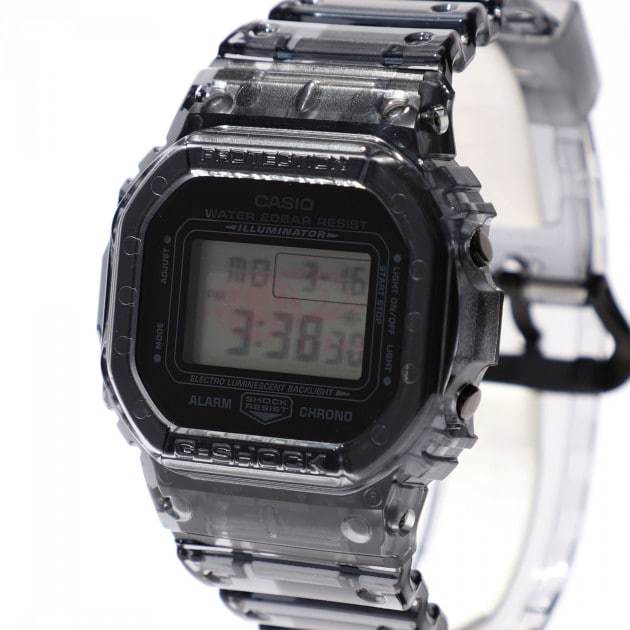 国内正規品 新品未使用 BEAMS 別注 G-SHOCK DW-5600BEAMS20-8JR ブラック スケルトン 黒 透明 ビームス Gショック CASIO カシオ 腕時計の画像4