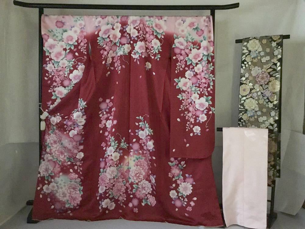 日本最大級 k175 1897 値下しました 振袖、袋帯 長襦袢の3点セット
