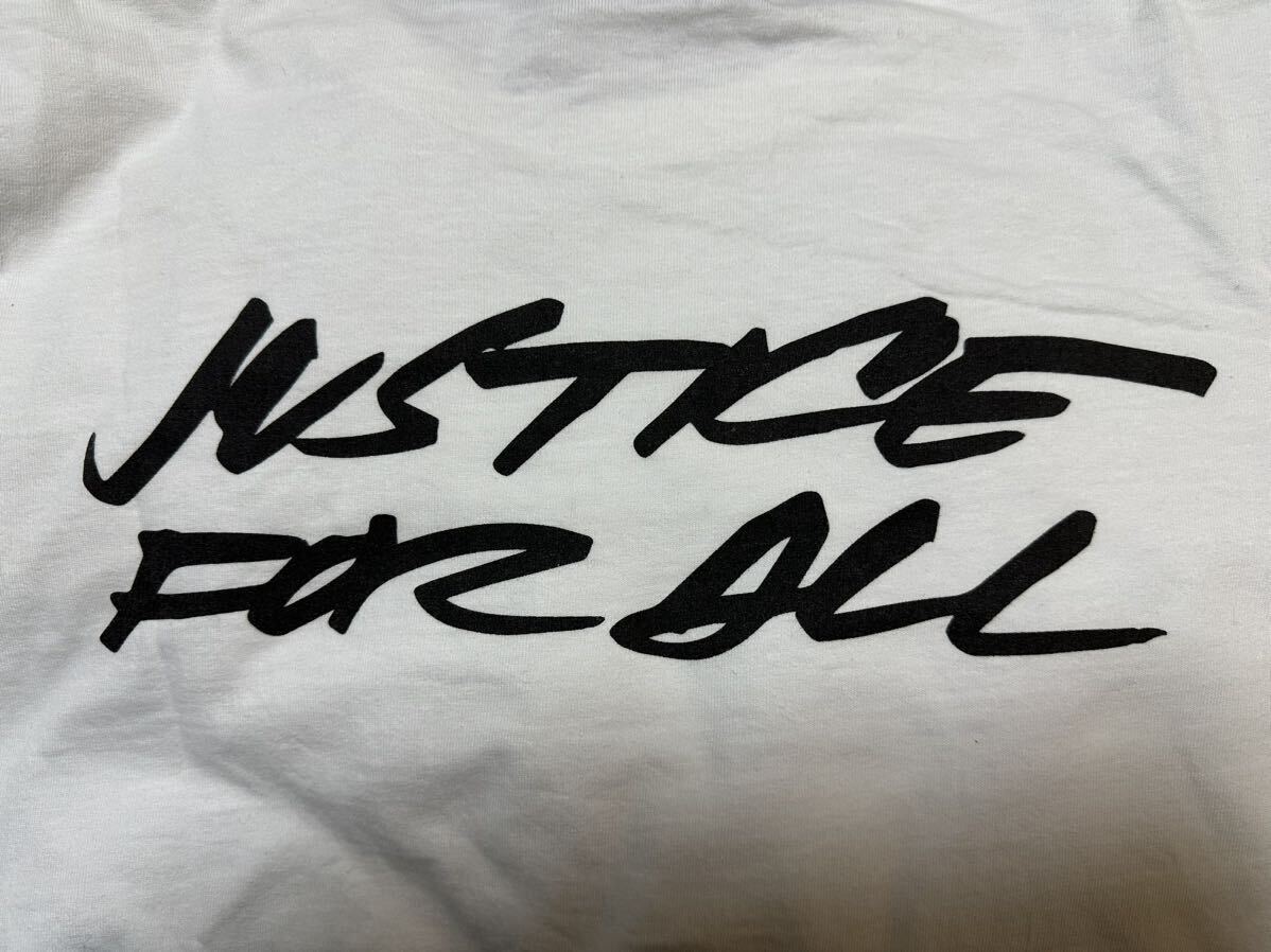 XL Supreme Futura Logo Tee JUSTICE FOR ALL White XLarge シュプリーム フューチュラ ロゴ 半袖Tシャツ ホワイト 白 20FW week1