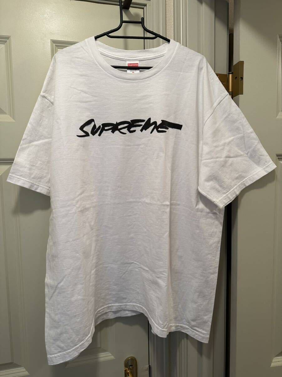 XL Supreme Futura Logo Tee JUSTICE FOR ALL White XLarge シュプリーム フューチュラ ロゴ 半袖Tシャツ ホワイト 白 20FW week1