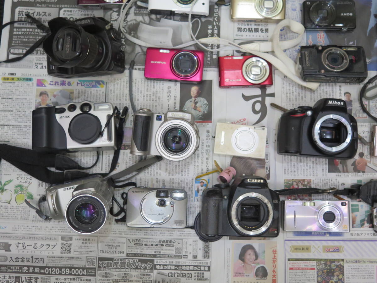 1円～▽☆ジャンク コンパクトデジタルカメラ デジカメなど いろいろまとめて①の画像4