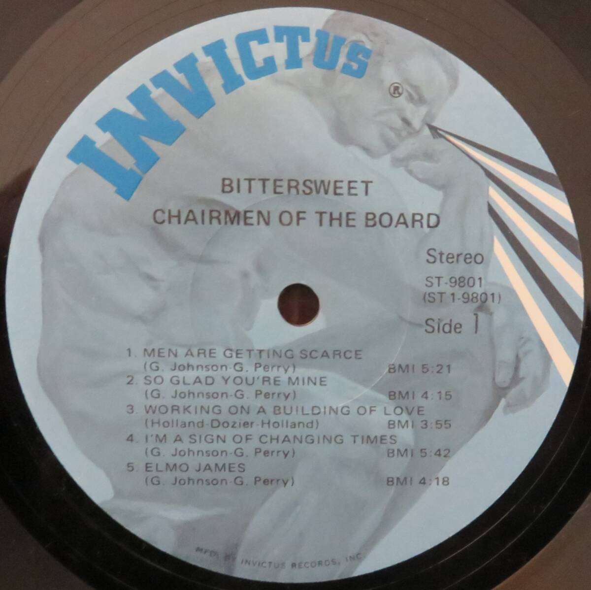 CHAIRMEN OF THE BOARD／BITTERSWEET（INVICTUS 9801） USオリジナル盤 の画像3