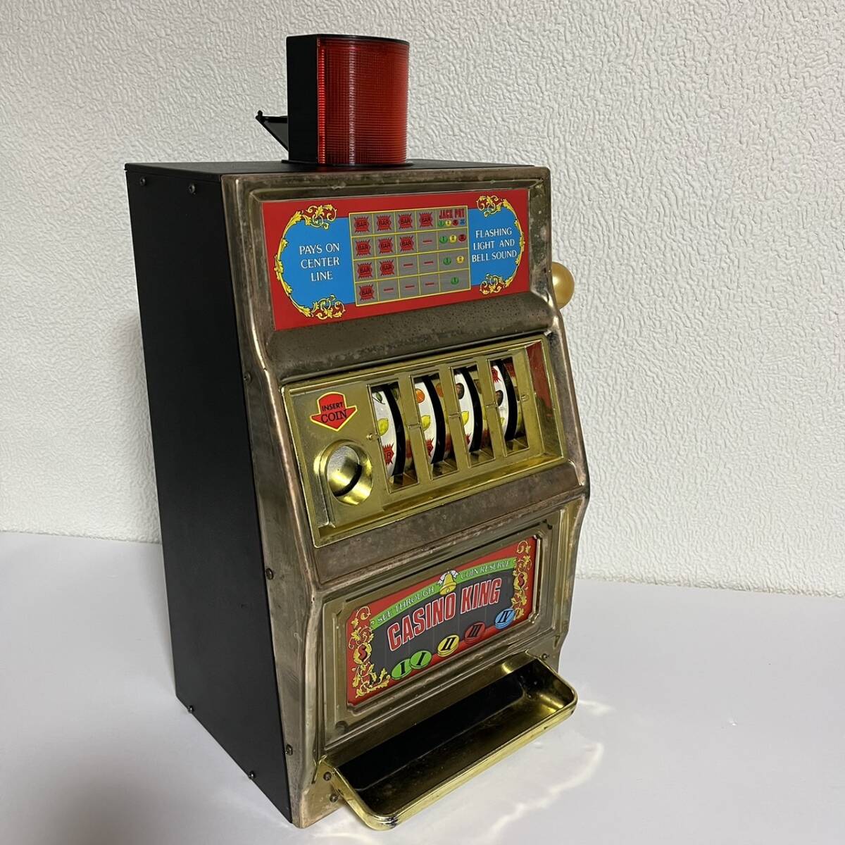 【USED品・ジャンク扱い現状品】CASINO KINGカジノキングスロットマシンの画像2