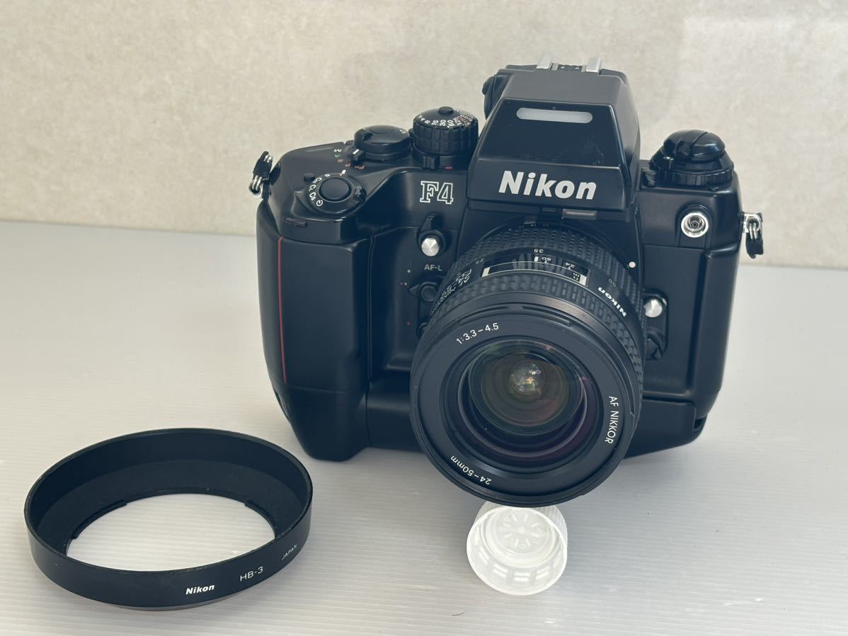 ニコン Nikon F4 F4S レンズ AF NIKKOR 24-50mm 1:3.3-4.5 一眼レフフィルムカメラ_画像1