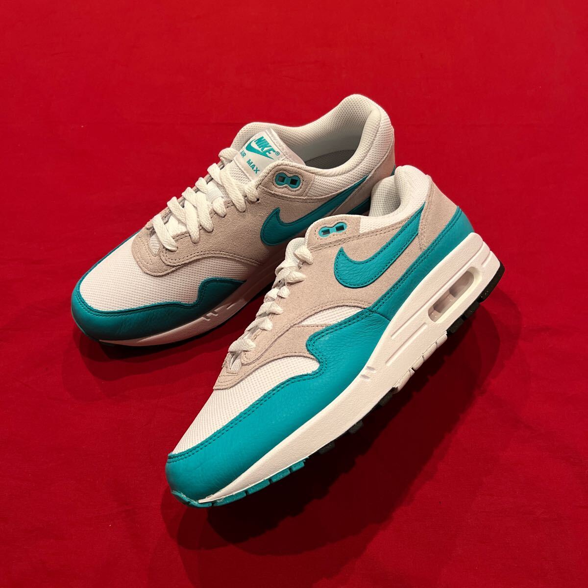 定価19,800円　27cm　NIKE　ナイキ　AIR MAX 1 SC　エアマックス1　新品　CLEAR JADE　DZ4549　ティファニーブルー　スニーカー　atmos_画像1