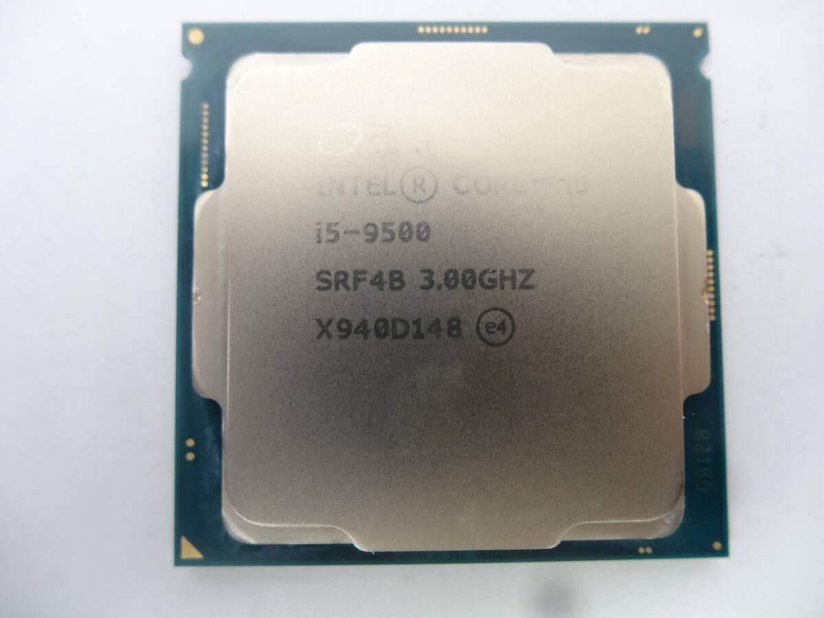 ★Intel / CPU Core i5-9500 3.00GHz 起動確認済★②_表面に傷あり