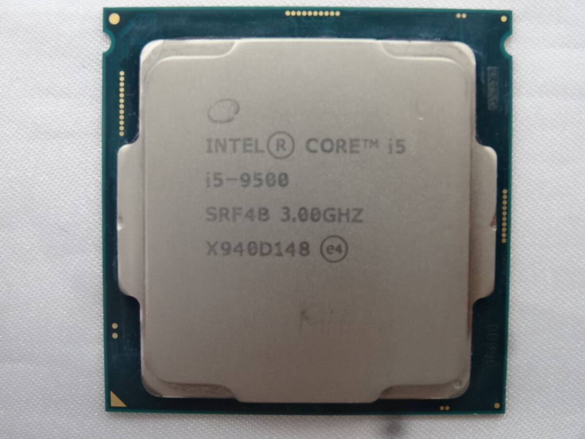 ★Intel / CPU Core i5-9500 3.00GHz 起動確認済★④_表面に傷あり