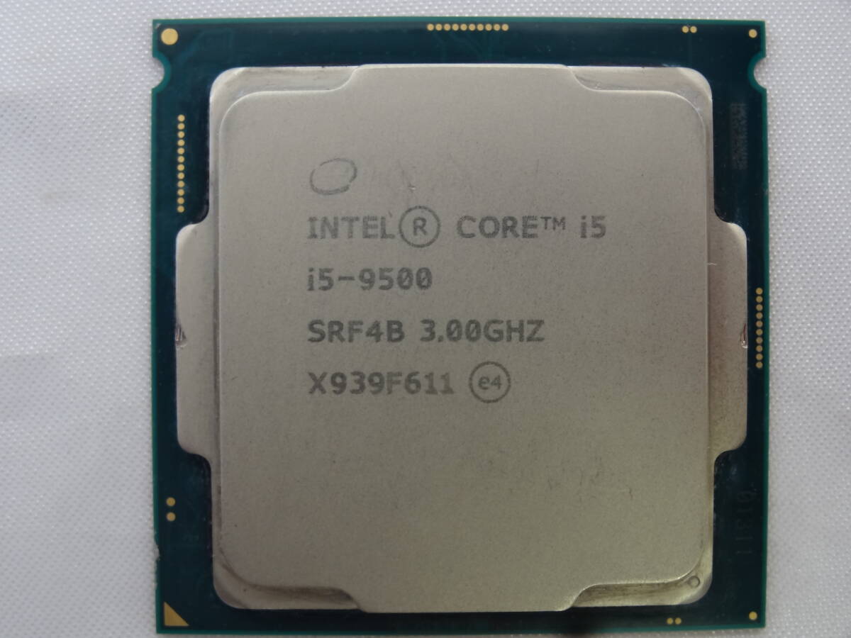 ★Intel / CPU Core i5-9500 3.00GHz 起動確認済★⑤_表面に傷あり