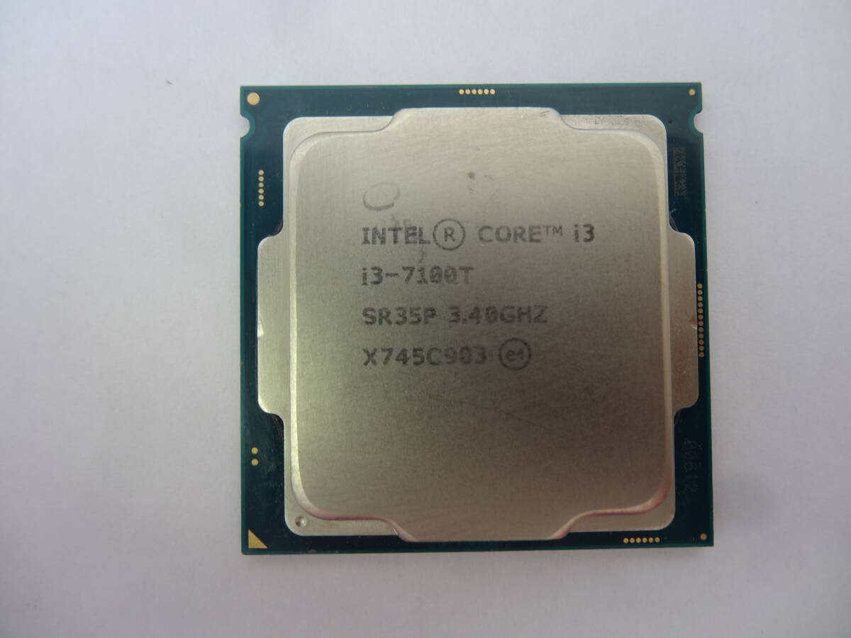 ★Intel /CPU Core i3-7100T 3.40GHz 起動確認済み!★③_表面に傷あり