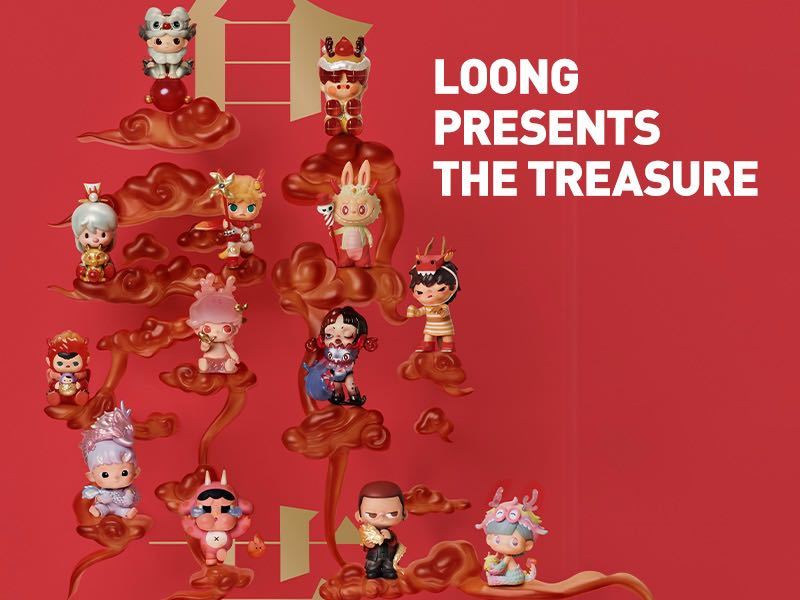 【未開封】popmart Loong Presents the Treasure シリーズフィギュア liliosノーマル+スペシャル　2点セット龍年限定　送料無料