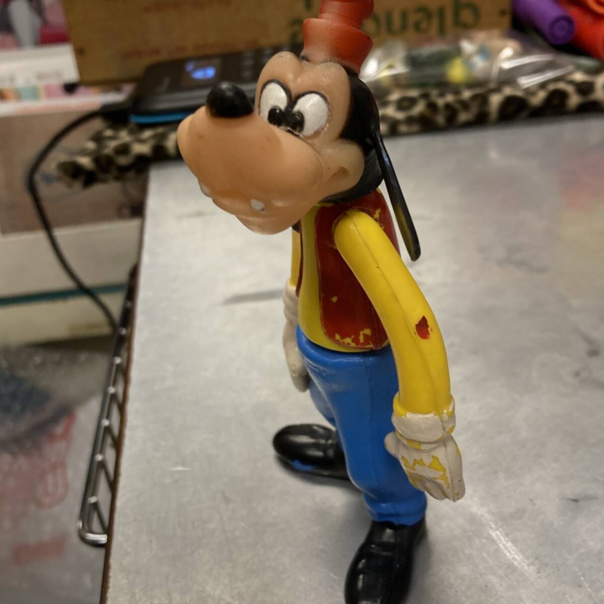  Vintage *WDP Disney Goofy figure * retro,80s