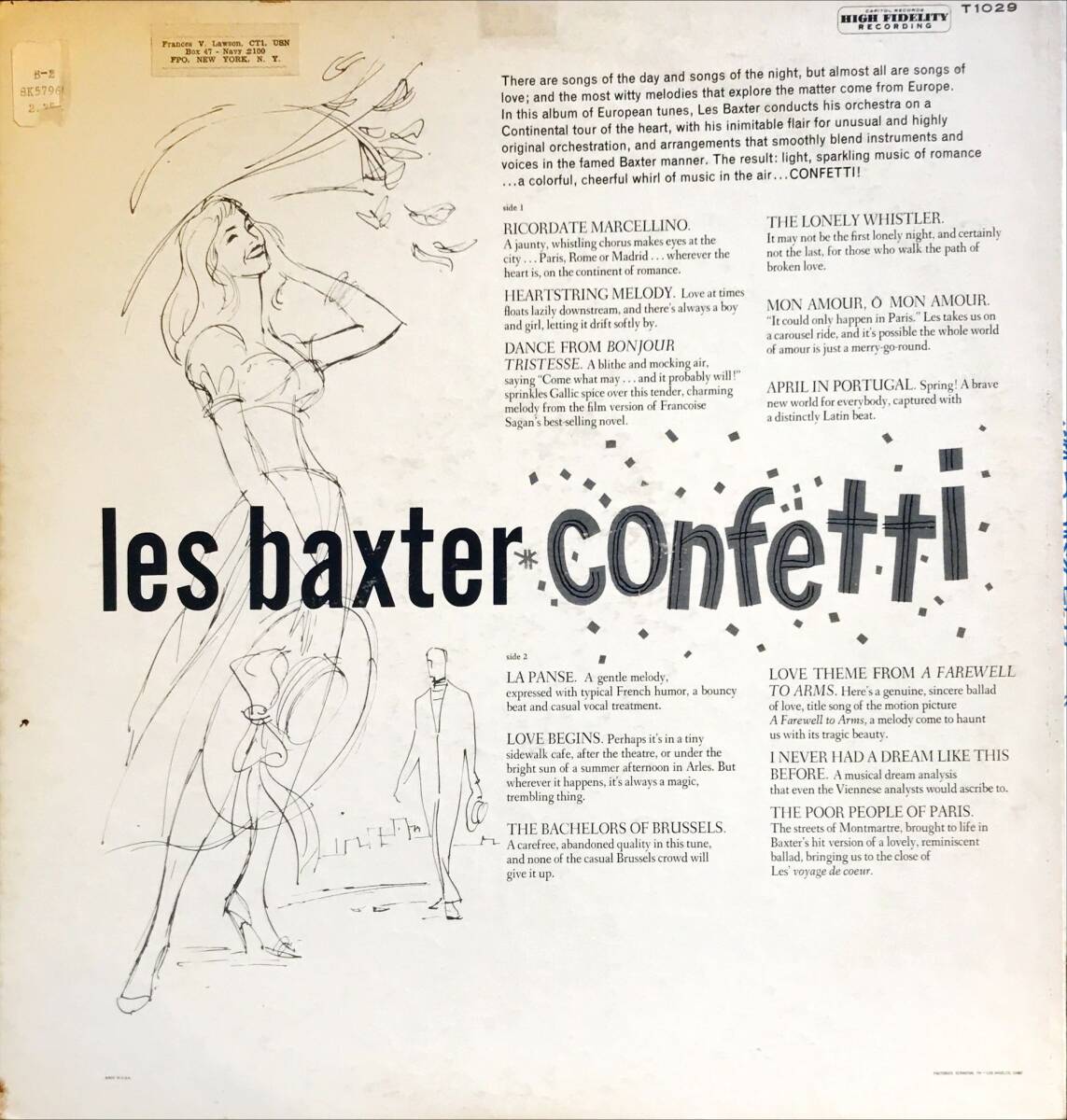 Les Baxter Confetti US ORIG MONO_画像2