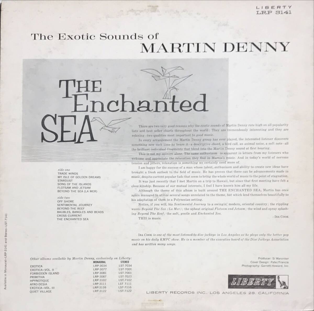 Martin Denny The Enchanted Sea US ORIG MONO_画像2