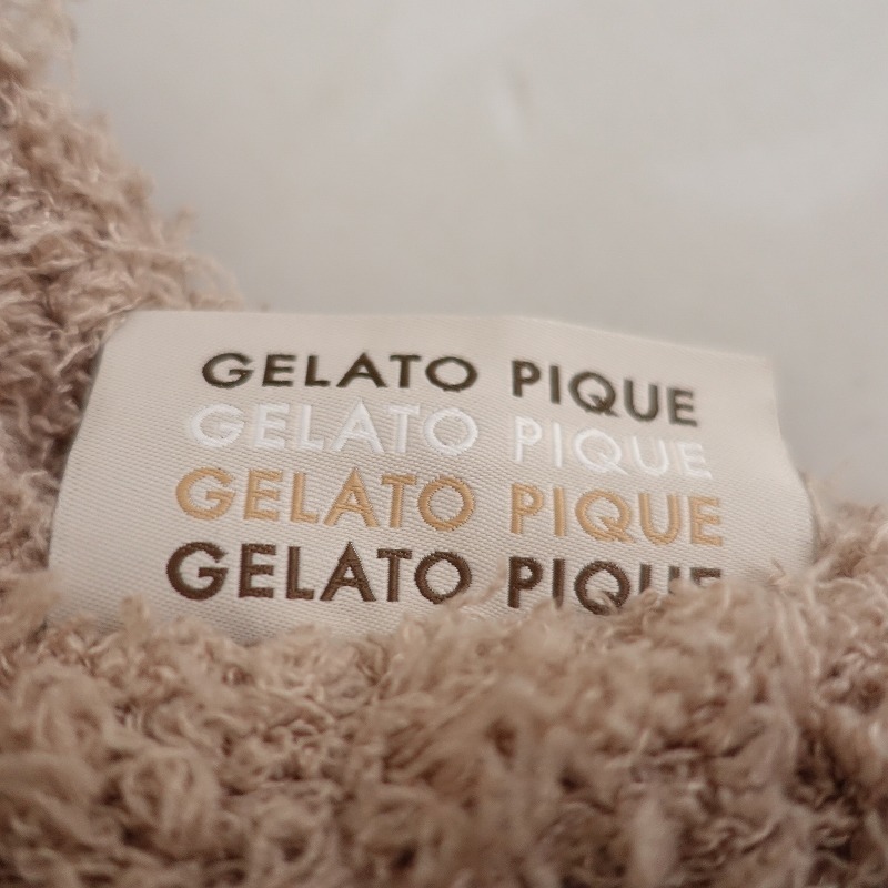 //【未使用】ジェラートピケ gelato pique *くまもこオールインワンルームウエア*Fベージュフード部屋着(1-2402-345)【20C42】_画像8