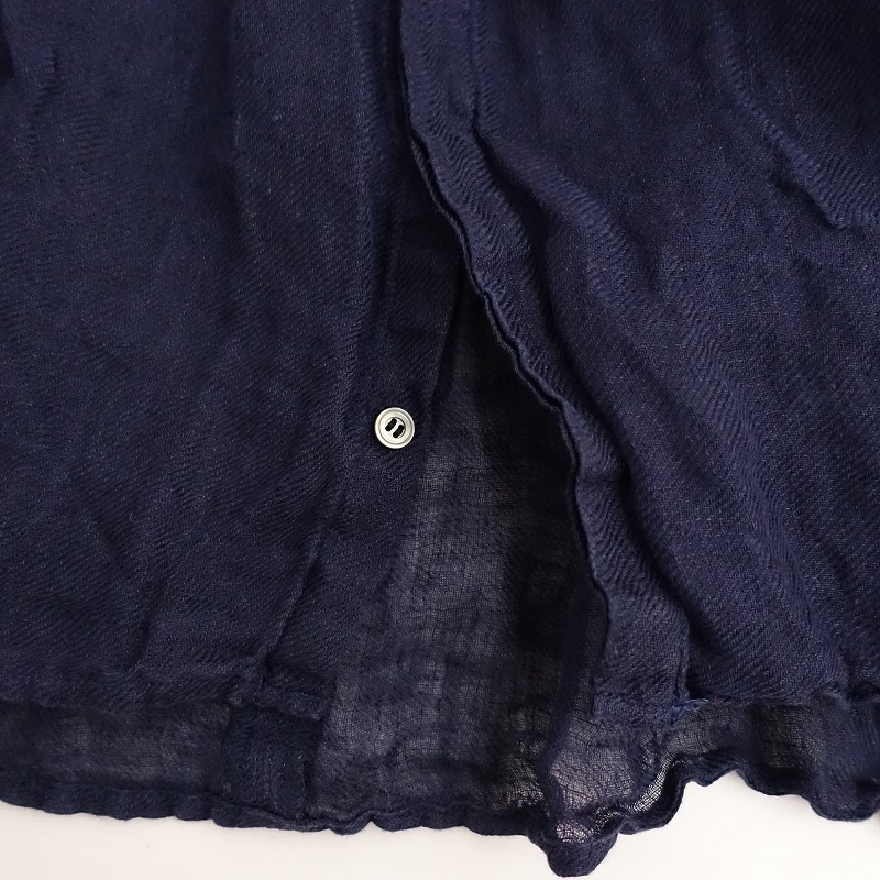 //[ regular price 4.4 ten thousand ] Suzuki takayukisuzuki takayuki * Broad tunic * navy shirt blouse flair (33-2402-270)[50C42]