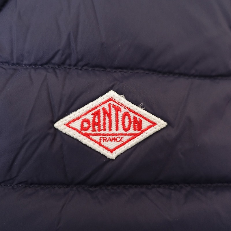 //【定価1.5万】ダントン DANTON *インナーダウンベスト*34ネイビー薄手ライト(jk33-2402-565)【41C42】_画像8