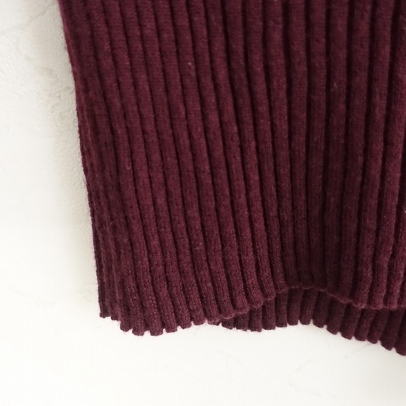 //【定価2万】アパルトモン L’APPARTEMENT *WIDE RIB KNIT ウールワイドリブニットプルオーバー*タートル(1-2402-609)【81C42】_画像5