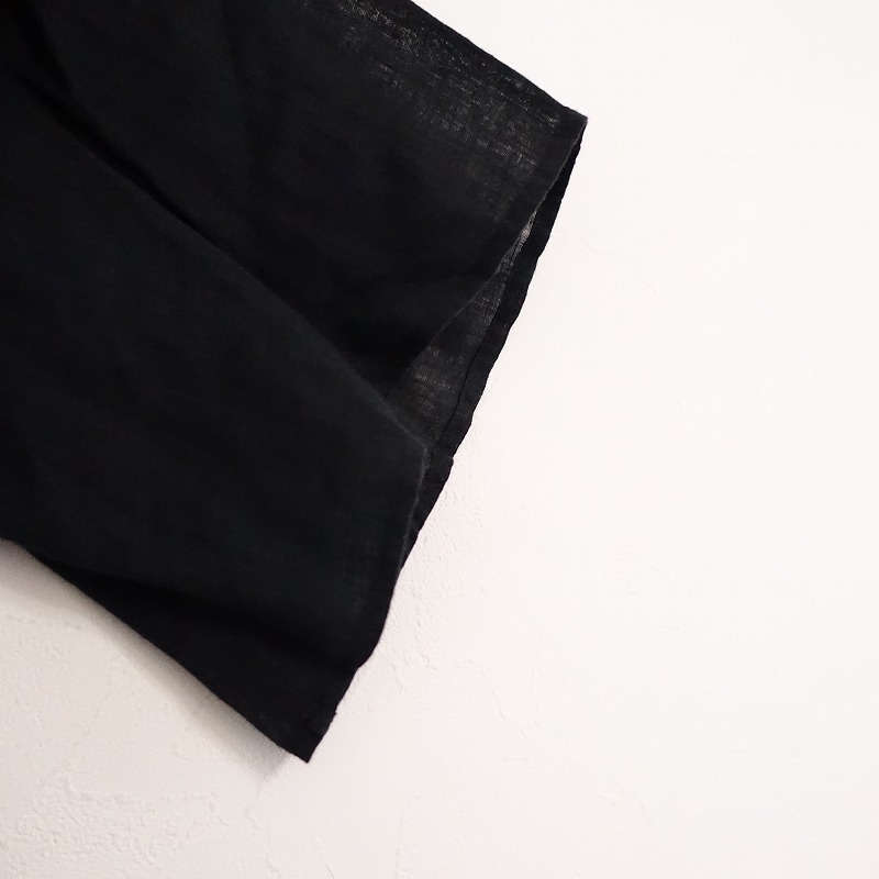 //[ regular price 4.1 ten thousand ] mina perhonen mina perhonen *loistaalinengya The - blouse *36 black black half sleeve (33-2402-734)[81C42]