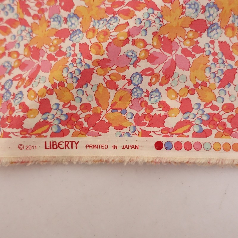 リバティ LIBERTY *Esme タナローン生地*オレンジエスメ布ファブリック(fa84-2403-63)【92C42】の画像7