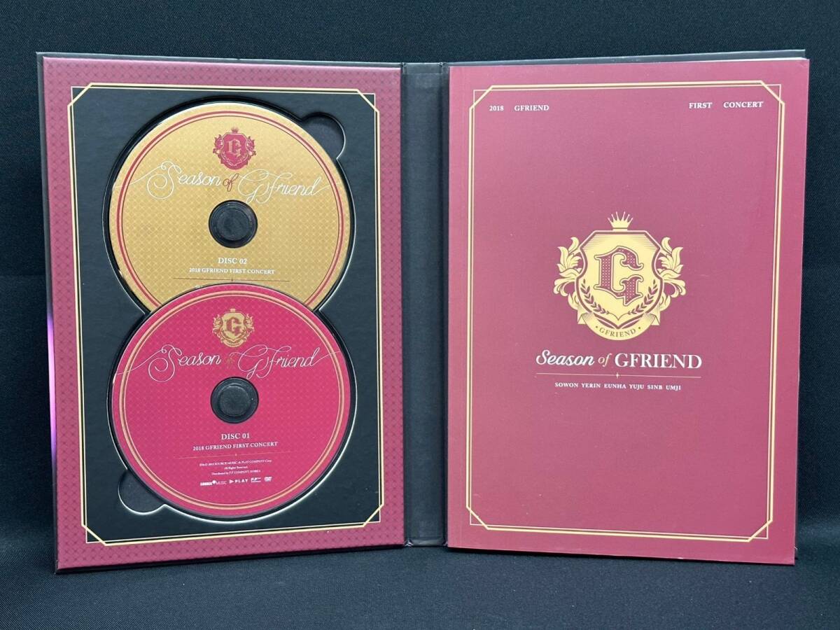 【中古品☆即決☆送料無料】2018 Gfriend First Concert Season Of Gfriend DVD