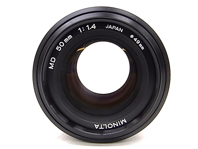 h0772 MINOLTA MD 50mm 1:1.4 φ49mm　ミノルタ　カメラ　レンズ_画像4