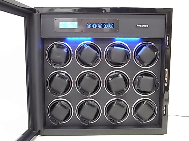 e11337 JINS&VICO winding machine 1 2 ps clock self-winding watch up machine watch Winder 6ps.@ storage quiet sound operation verification settled key attaching 