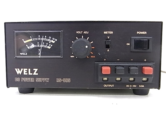 e11289 WELZ RS-585 DC安定化電源 通電確認済の画像2