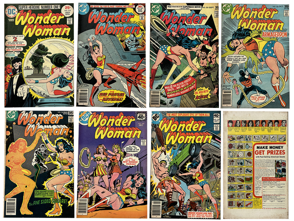 ワンダーウーマン(Wonder Woman)1970年当時レア物アメコミ・1990年販売アメコミの画像1