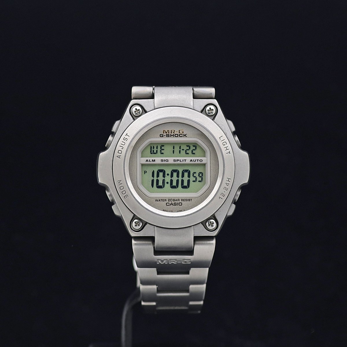  beautiful goods CASIO Casio G-SHOCK MR-G MRG-100T-8 titanium men's quartz regular price 5 ten thousand 