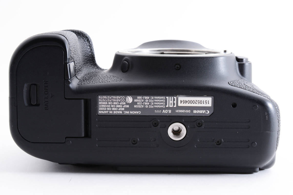 ★美品★ Canon キヤノン EOS 6D Mark II ボディ デジタル一眼レフカメラ バッテリーチャージャー付き #2695の画像7