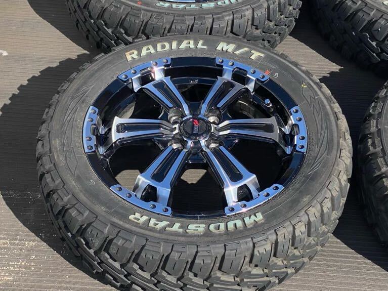 165/65R15 マッドタイヤ付き ホイールセット VENES SUV 15インチ 5J +45 100 4Hマッドスター ラジアル MT 165/65-15 4本SET タフト の画像4