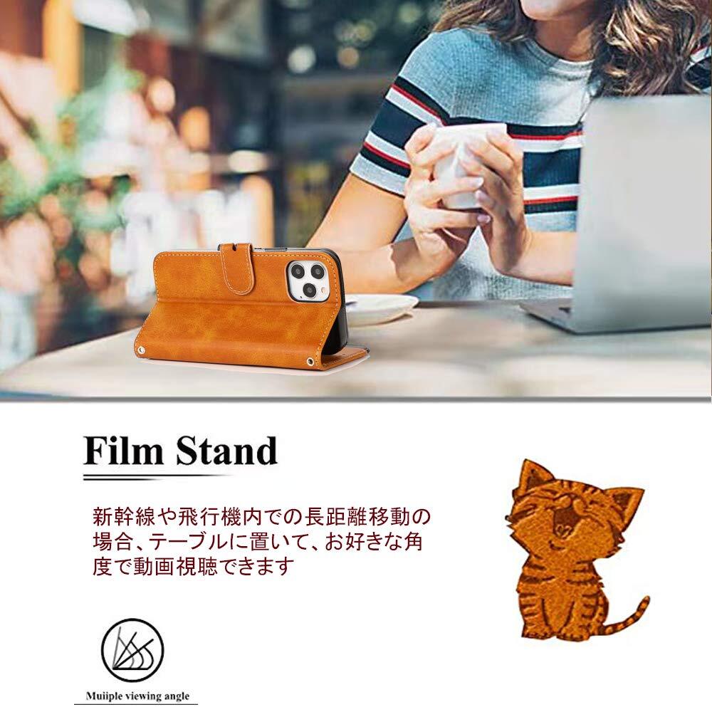 [ limited amount ] stylish popular Impact-proof Note type waterproof thin type lovely man and woman use stand function belt magnet card storage -stroke la