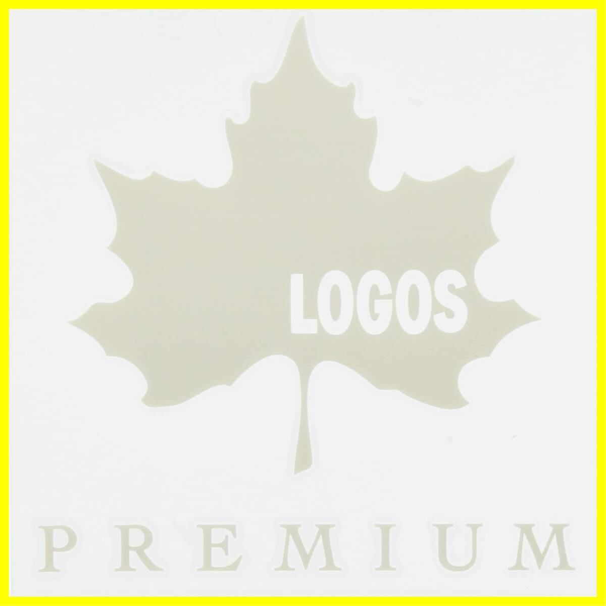 【在庫処分】89001102 PREMIUMカッティングステッカー ロゴス(LOGOS)_画像1