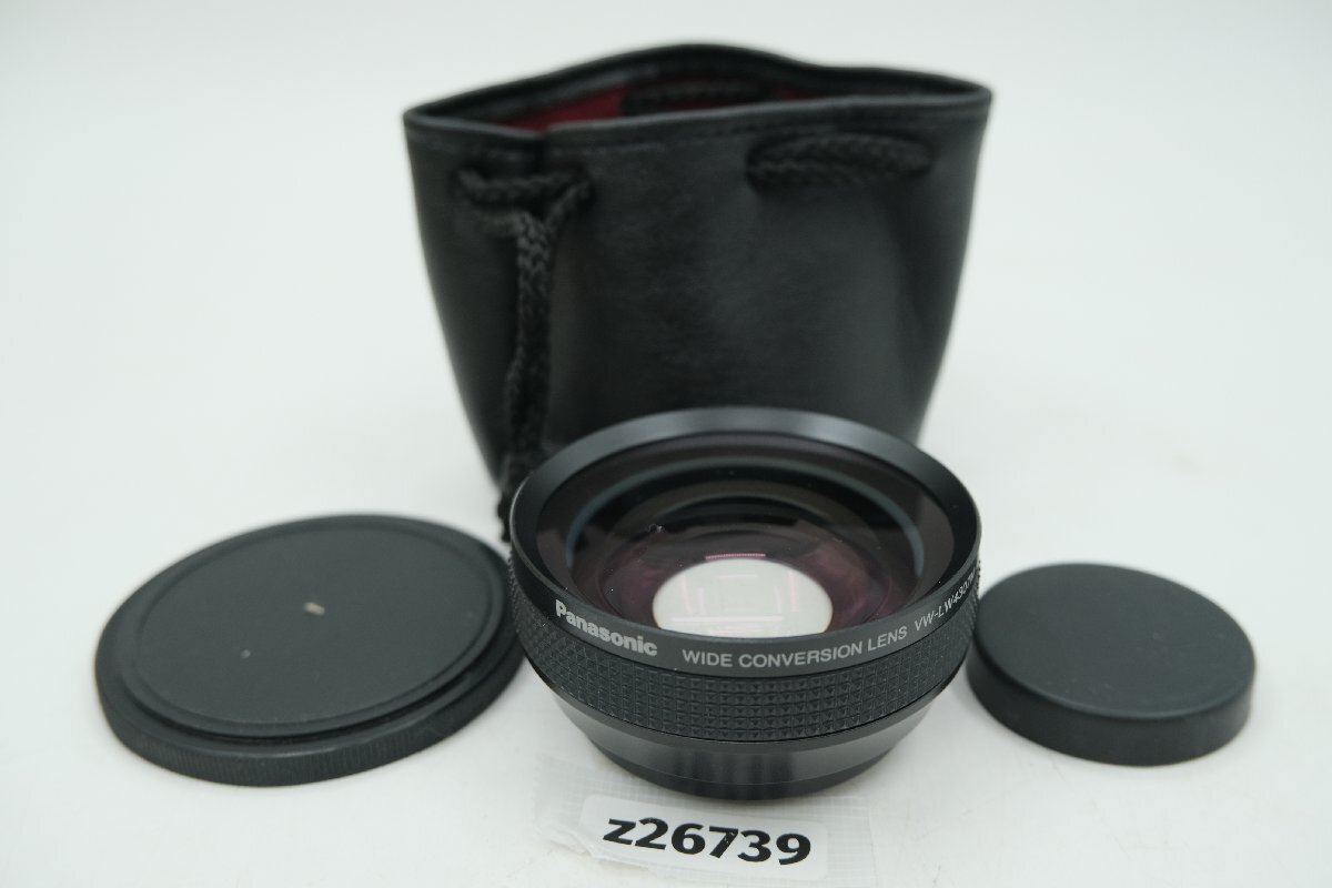 【z26739】Panasonic パナソニック WIDE CONVERSION LENS VW-LW4307M 43mm ワイドコンバージョン レンズ 収納袋付き 格安スタートの画像1