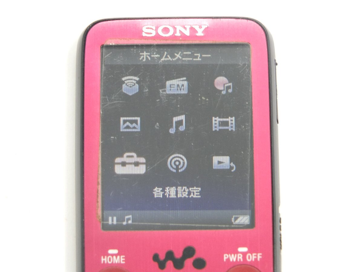 【z26601】SONY ソニー WALKMAN ウォークマン NW-S739F 動作品 初期化済 中古品 送料全国一律300円_画像2