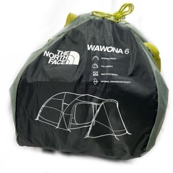 1円～!売切!【正規新品】THE NORTH FACE WAWONA 6-PERSON TENT テント ワオナ US限定 アウトドア キャンプ 登山(6人用)グレー 190308-225_画像8