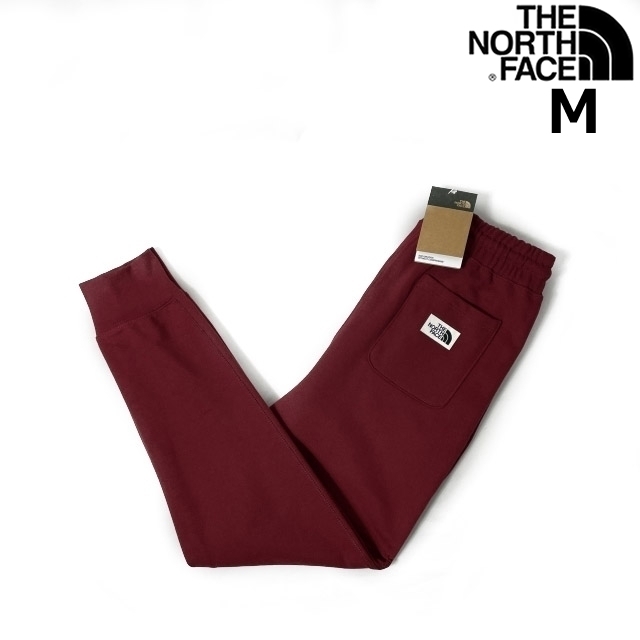 1円～!売切!【正規新品】THE NORTH FACE◆HERITAGE PATCH JOGGERS ジョガーパンツ スウェット US限定 アウトドア 裏起毛(M)赤 190110-25_画像2