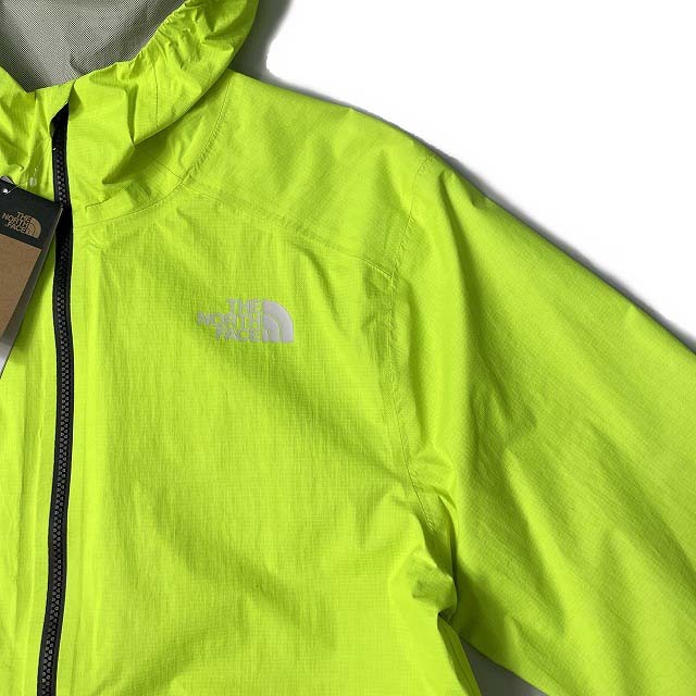 1円～!売切!【正規新品】THE NORTH FACE◆HIGHER RUN JACKET フルジップ マウンテンパーカー US限定 撥水 軽量 ランニング(M)黄 180915-25_画像4