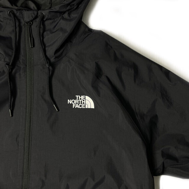 1円～!売切!【正規新品】THE NORTH FACE ANTORA RAIN HOODIE マウンテンパーカー ナイロン US限定 2023最新 防水(M)黒 白 総柄 180915-B-60_画像3