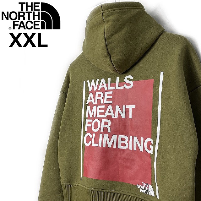 1円～!売切!【正規新品】THE NORTH FACE◆W HIMALAYAN BOTTLE SOURCE PULLOVER HOODIE パーカー US限定 ショート丈(XXL)カーキ 181130-15_画像2