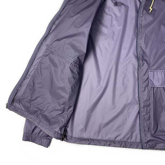 1円～!売切!【正規新品】THE NORTH FACE◆HERITAGE WIND JACKET フルジップ ウィンド パーカー US限定 ナイロン 防風 撥水(XL)紫②180915-5_画像7