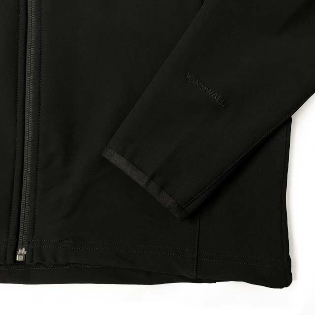 1円～!売切!【正規新品】THE NORTH FACE◆STRETCH SOFT SHELL JACKET トラックジャケット US限定 撥水 ハーフドームロゴ(M)黒 180915-50_画像6