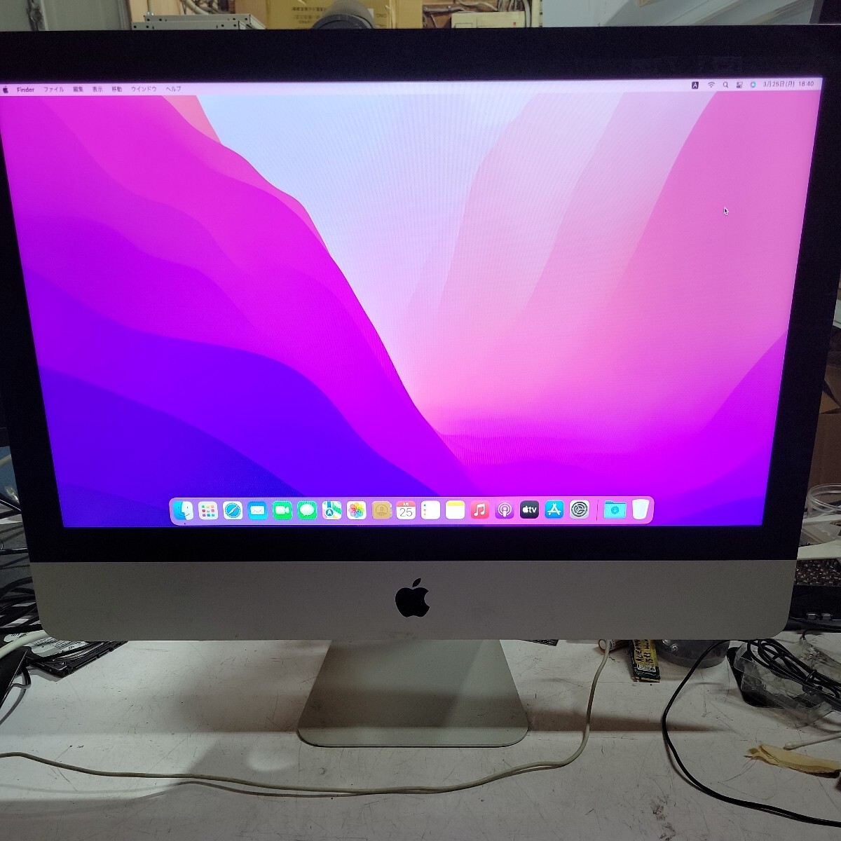 iMac 21.5インチ Late 2015 A1418 /Monterey/i5/メモリ8GB/HDD1TB/ 中古品 管理番号 2403262_画像1