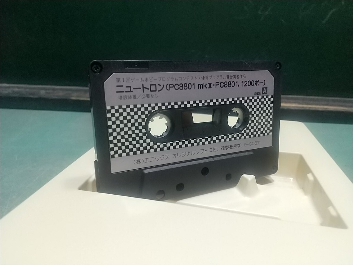 激レア PC-8801 ニュートロン ENIX カセットテープ編 中村光一 エニックス・ニューゲームシリーズ 思考型反射ゲーム 小西六_画像4