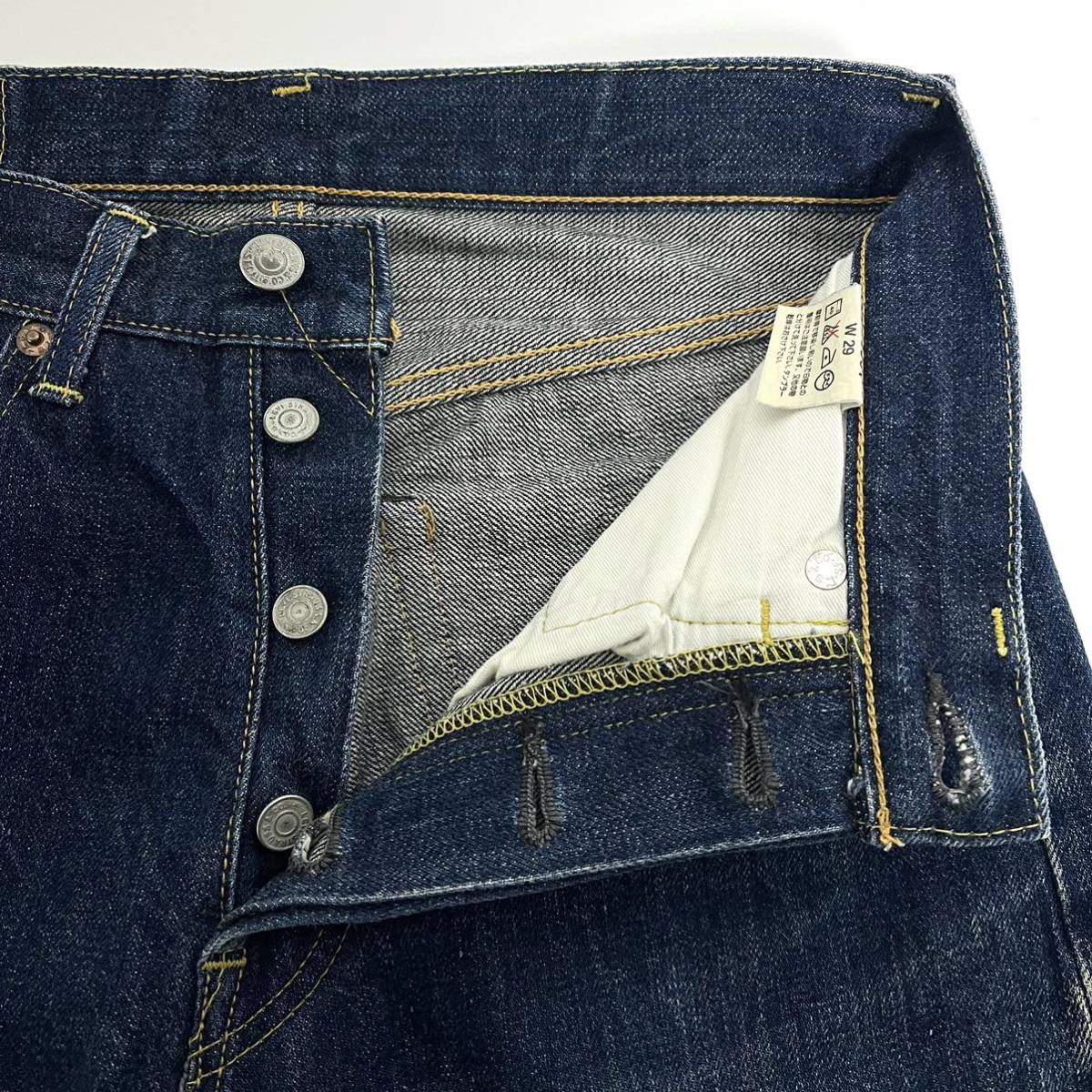 LEVI'S リーバイス 501XX ダブルネーム 1966年モデル ヴィンテージ 66501 赤耳 復刻 デニムパンツ BigE ジーンズ 501 W29 L36