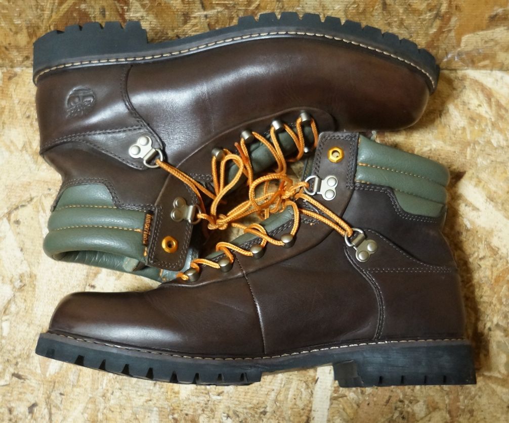 良品 Timberland 30558 US9.5W 本革ブーツ こげ茶　ティンバーランド_画像6