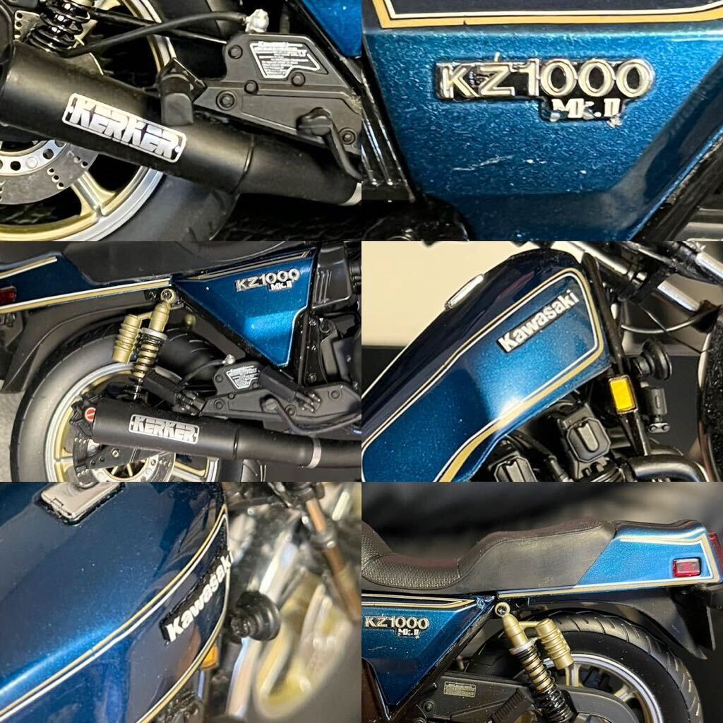 絶版改造品1/12 Wit's KAWASAKI Z1000R kZ1000 mk.Ⅱ Mk Ⅱ ウィッツ 川崎 カワサキ ダイキャストバイク 検索 z1 z2 zⅠ zⅡ z750 z900_画像8